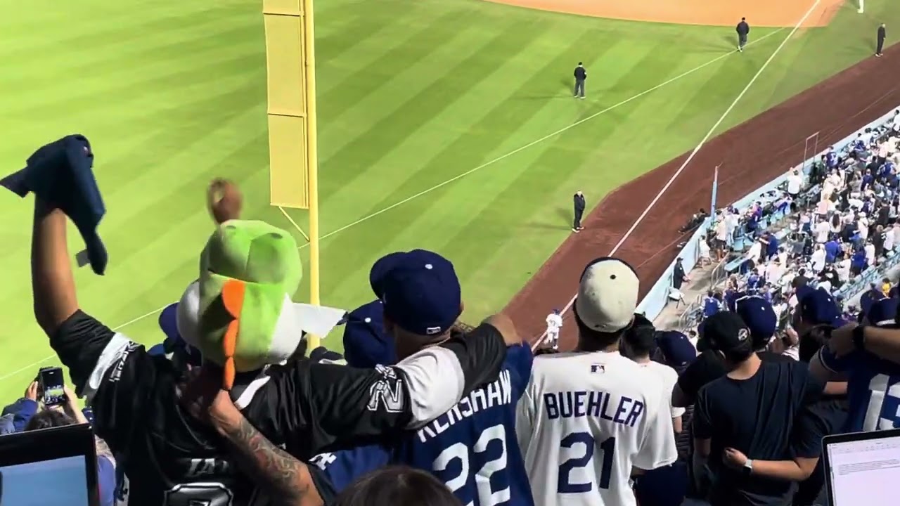 “Take me Out to the Ball Game” World Series Game 2 edition at Dodger Stadium