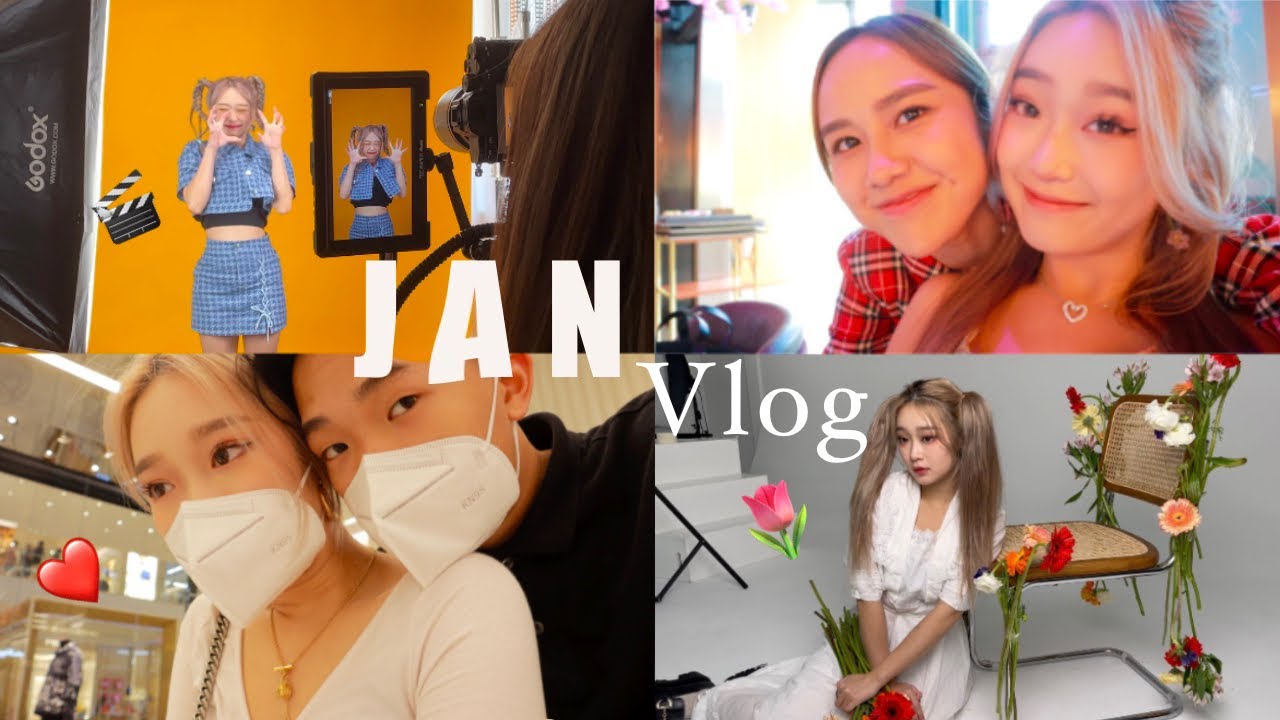 VLOG 给男友准备的周年惊喜大成功🤭✨过得超快的一月份🌷