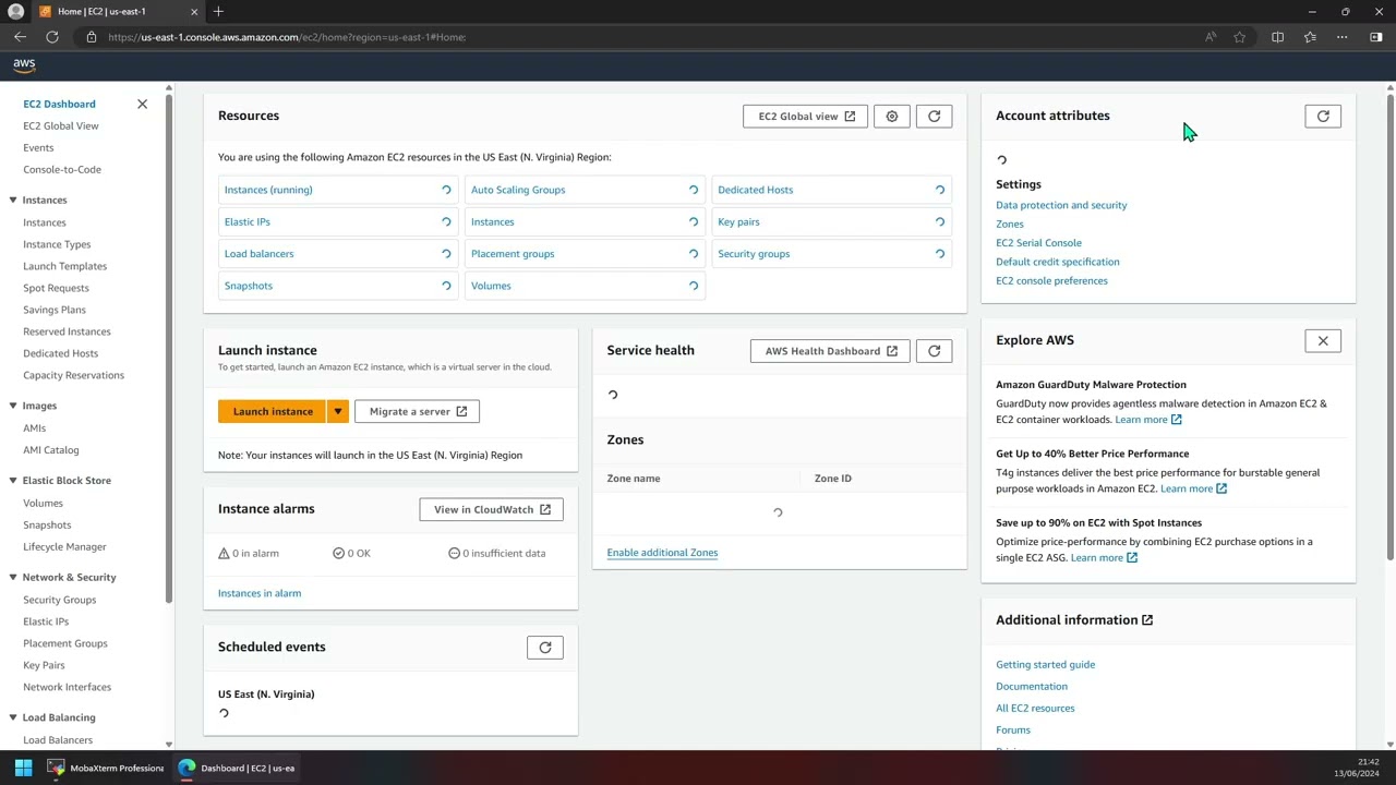 Labs - Creating EC2 Instance (docker)