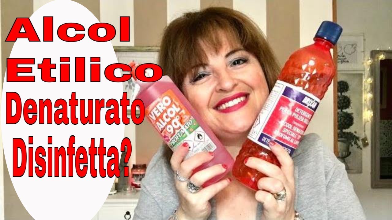 Alcol etilico denaturato per fare le pulizie di casa
