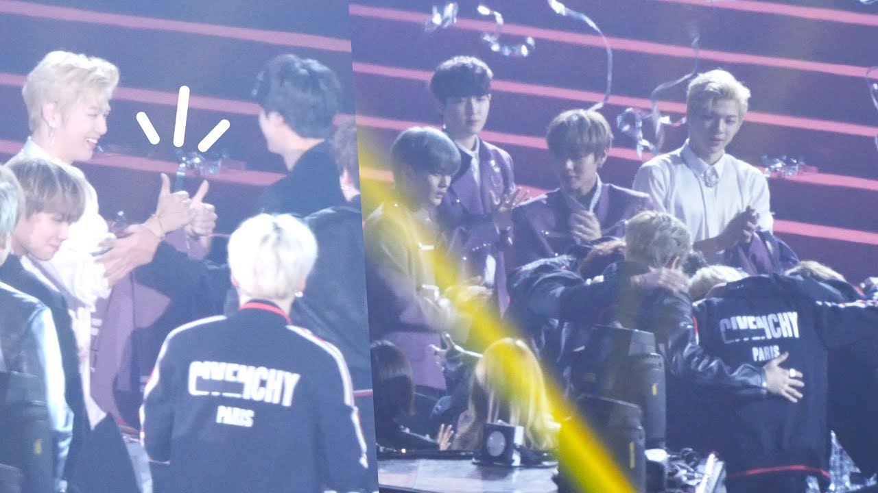 180125 워너원 Wanna One _ 방탄소년단 BTS 대상 축하하는 워너원 _ 서울가요대상 _ 고척돔