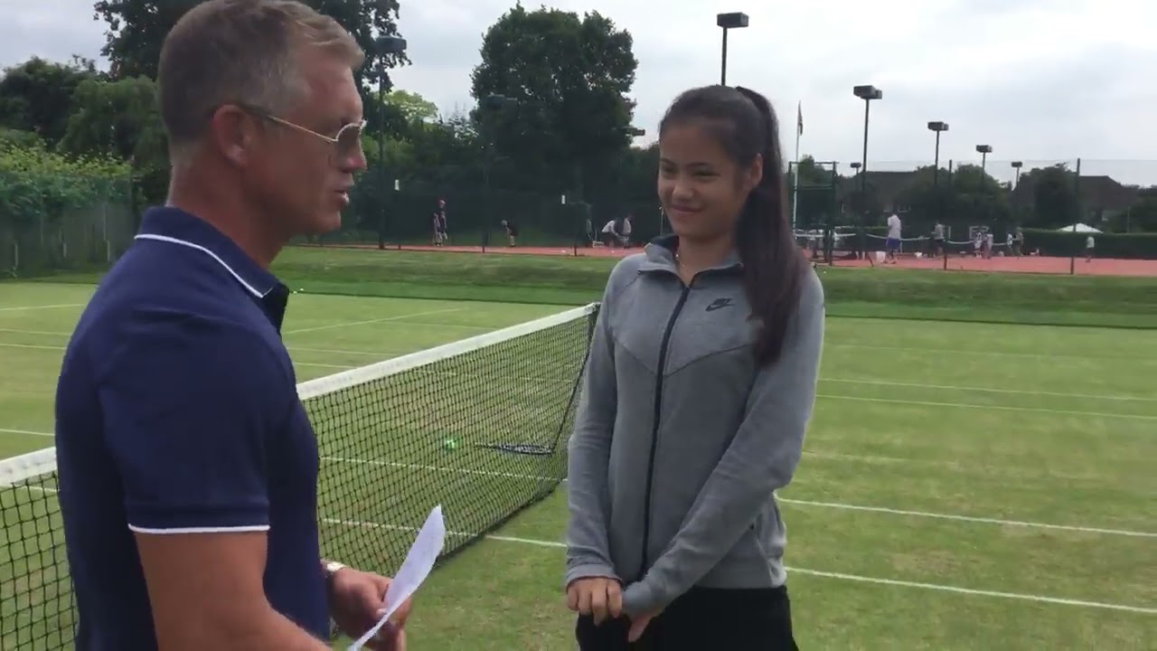 Emma Raducanu Interview - July 2018