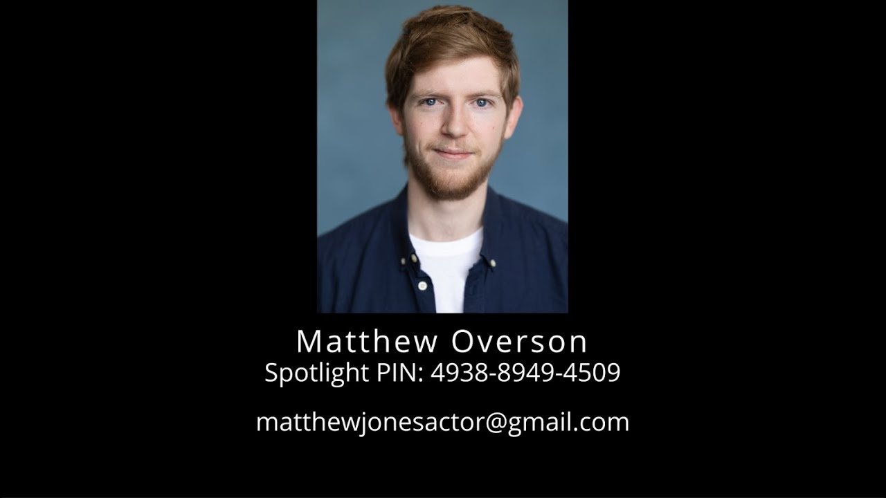Matthew Overson - Acting Showreel 2026