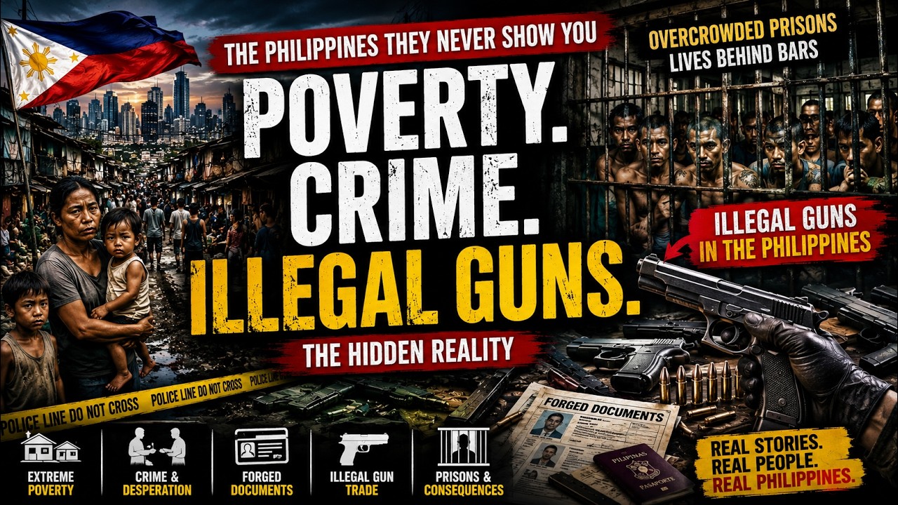 🇵🇭 The Philippines They Never Show You | Poverty, Crime & Illegal Guns