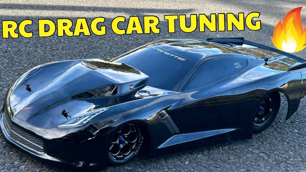 Rc DR10M Drag car test and tune, rough day 😅