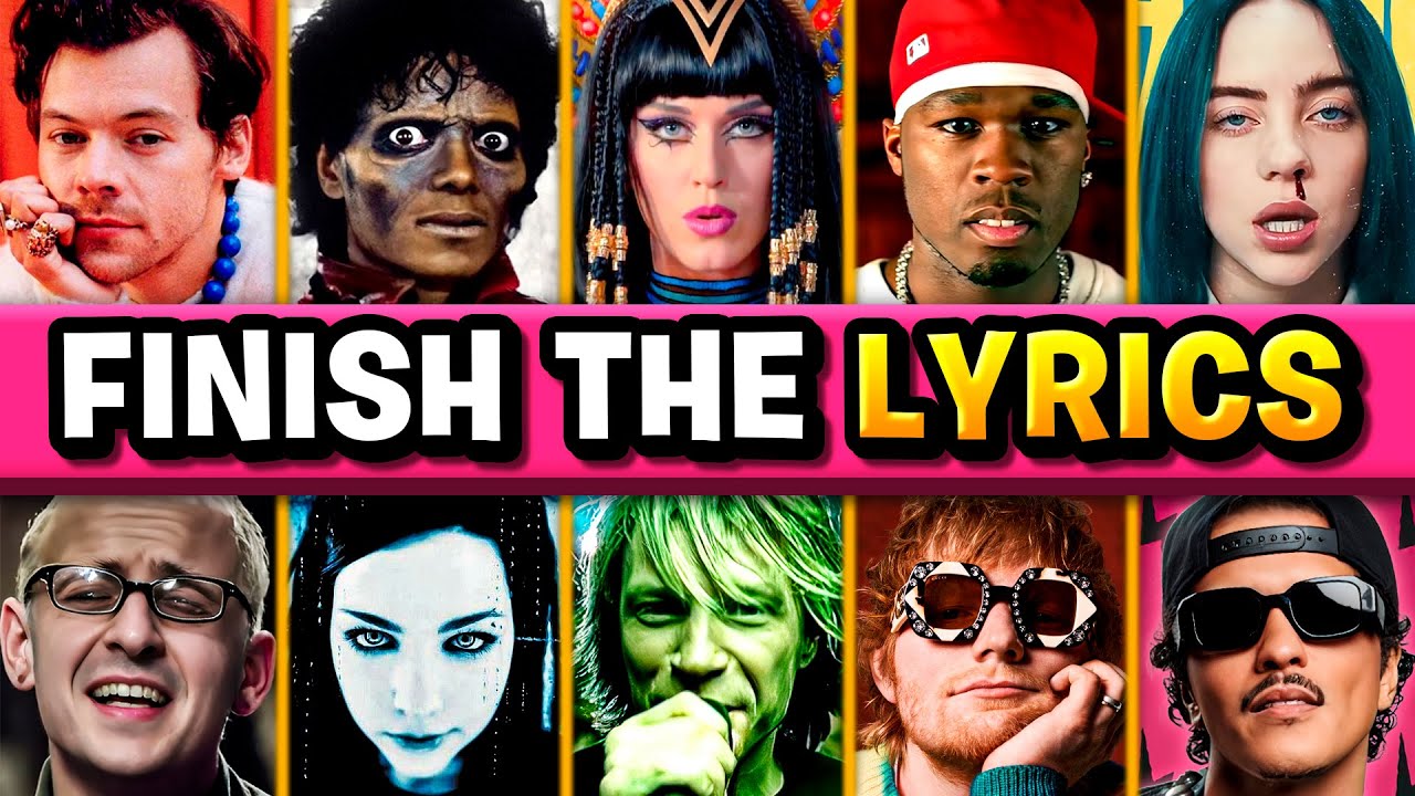 FINISH THE LYRICS 📀 Greatest Hits of All Time 📀 Could you Finish the Lyrics? | Music Quiz Challenge
