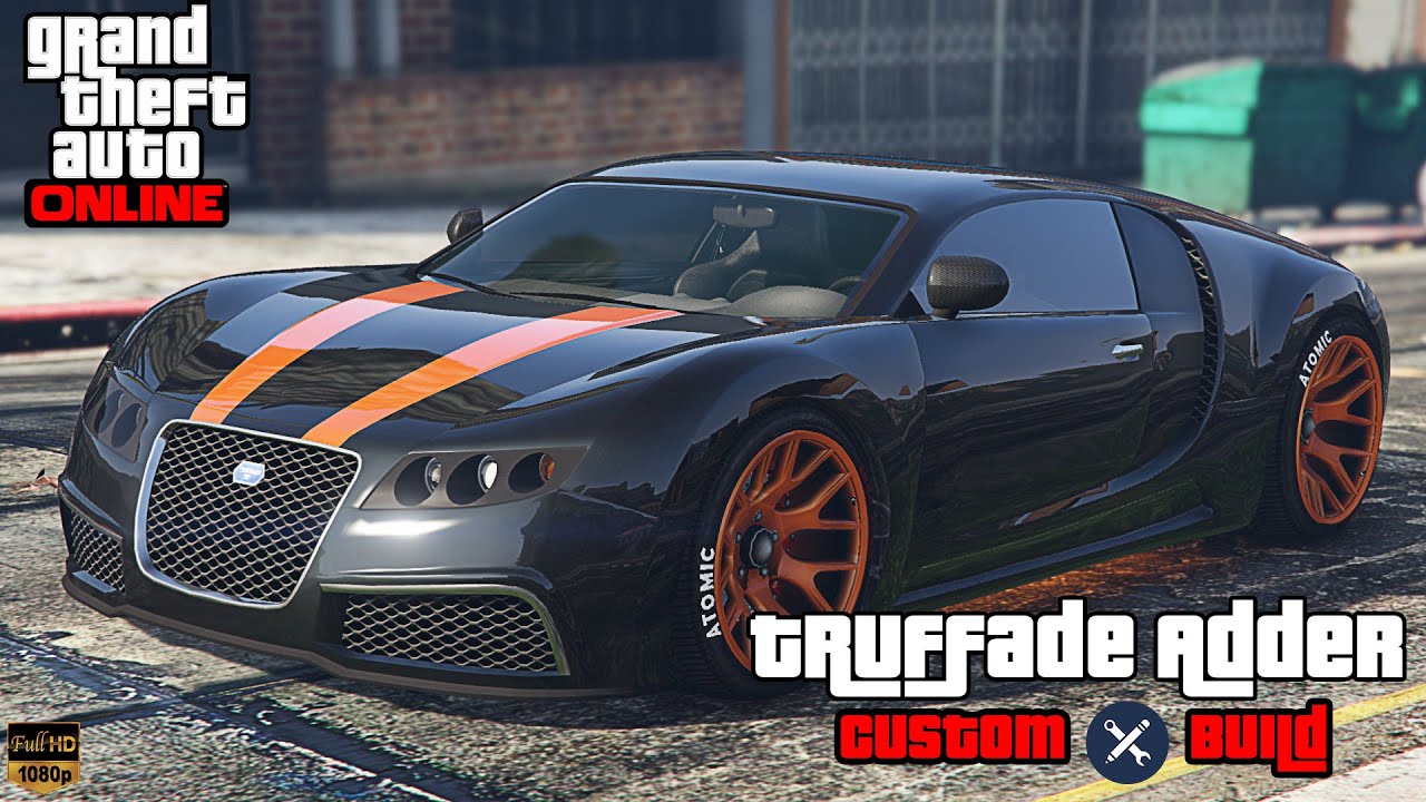 GTA5 Online : Truffade Adder Customization !! (Bugatti Veyron)
