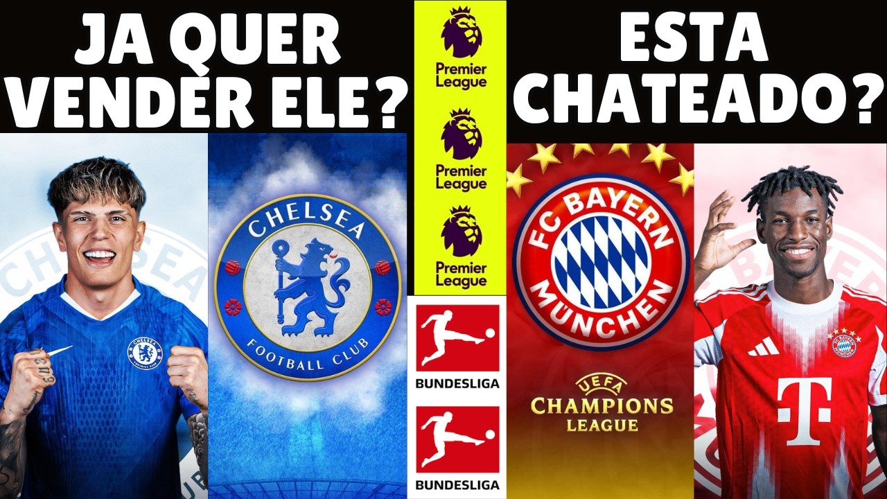 CHELSEA JA QUER VENDER O GARNACHO ? NICOLAS JACKSON INSASTIFEITO COM O BAYERN ?