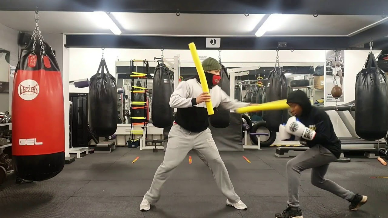 Prince Lije 13 year old boxer working on defense @elijeater
