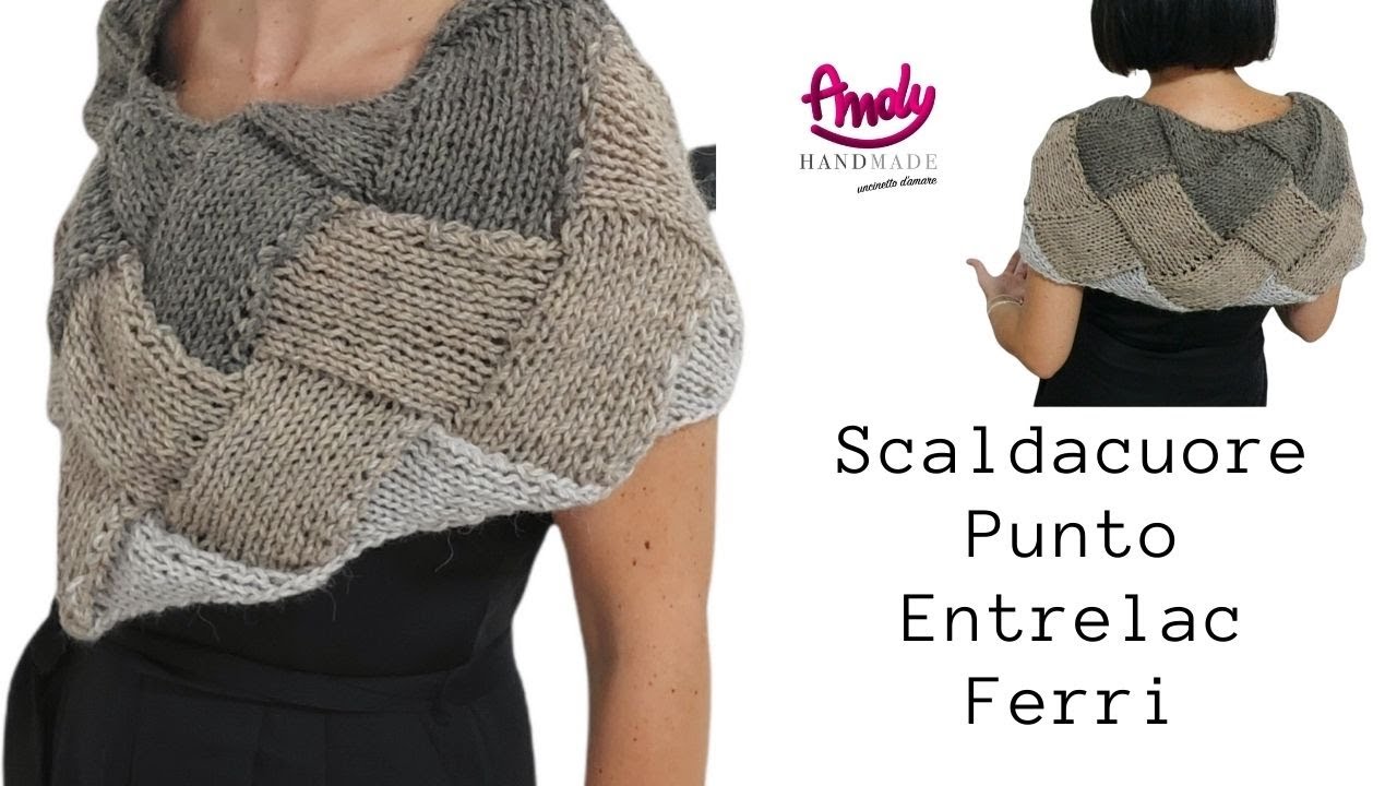 Tutorial Scaldacuore punto entrelac ferri