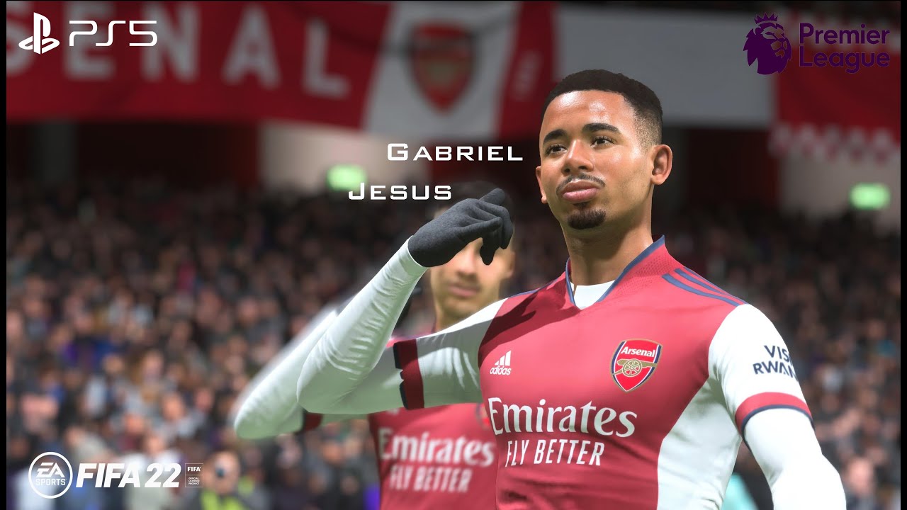 FIFA 22 - Arsenal vs Leicester City Premier League Season 2023 Full Match 4K HDR PS5 Gameplay