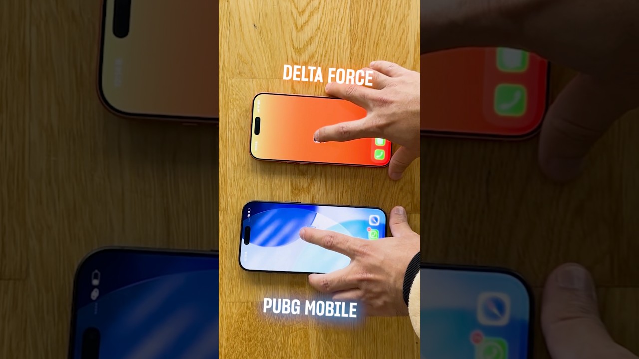 iPhone 17 Pro Max - which starts faster? 🤔 #teamvasa #pubgm #pubgmobile #bgmi #deltaforcegame