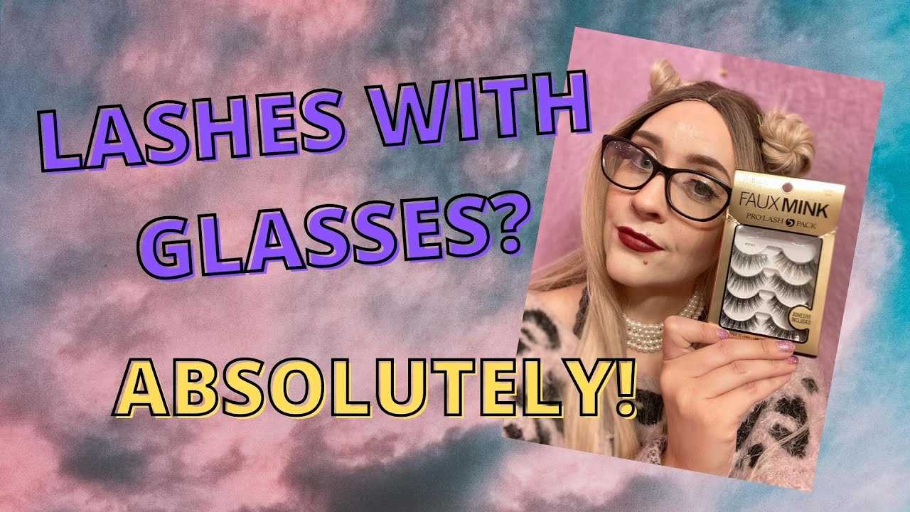 HOW TO WEAR FALSE LASHES WITH GLASSES (Pretending to be an Influencer episode 5)