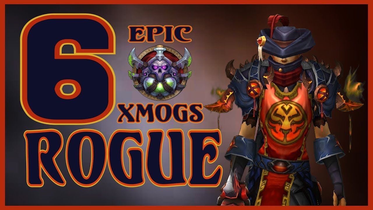 World of Warcraft BFA - 6 Unique Rogue Transmog Sets