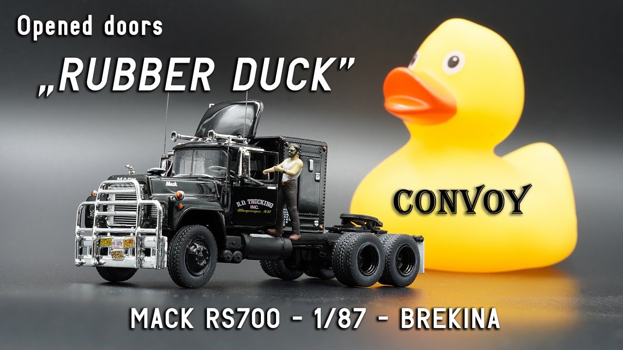 RUBBER DUCK - MACK RS 700 - 1/87 - BREKINA - Otwarte drzwi #2 - CONVOY - KRIS KRISTOFFERSON (NAPISY)