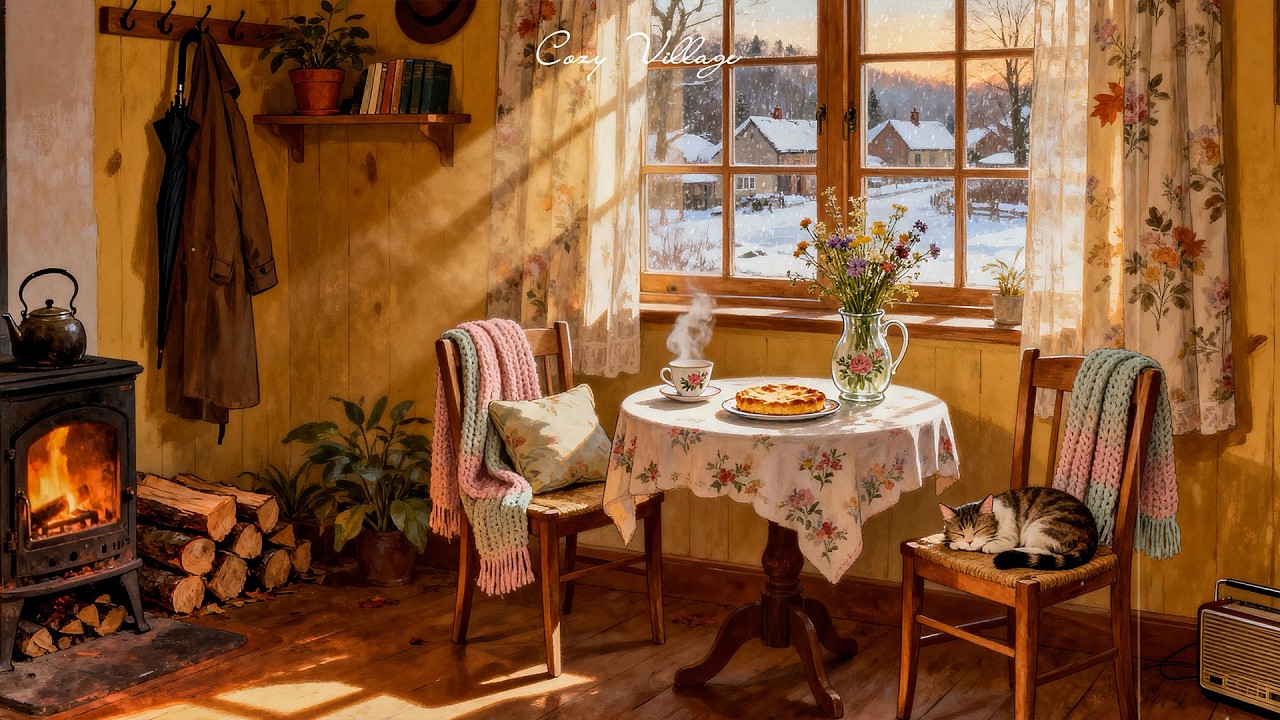 Warm Sunny at Grandma’s Cottage | Jazz Oldies Playing in Another Room | Classical Music