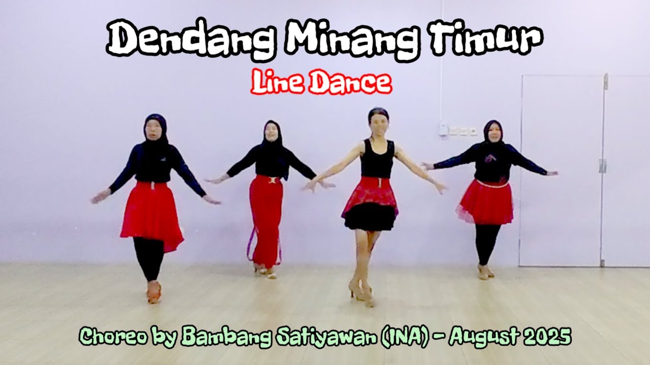 Dendang Minang Timur Line Dance - Choreo @bambangsatiyawan9498 - by Melody Line Dance Gombong 