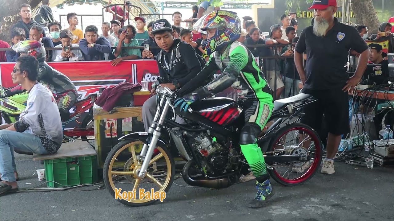 Ninja 2 tak tercepat Drag bike bupati cup ponorogo