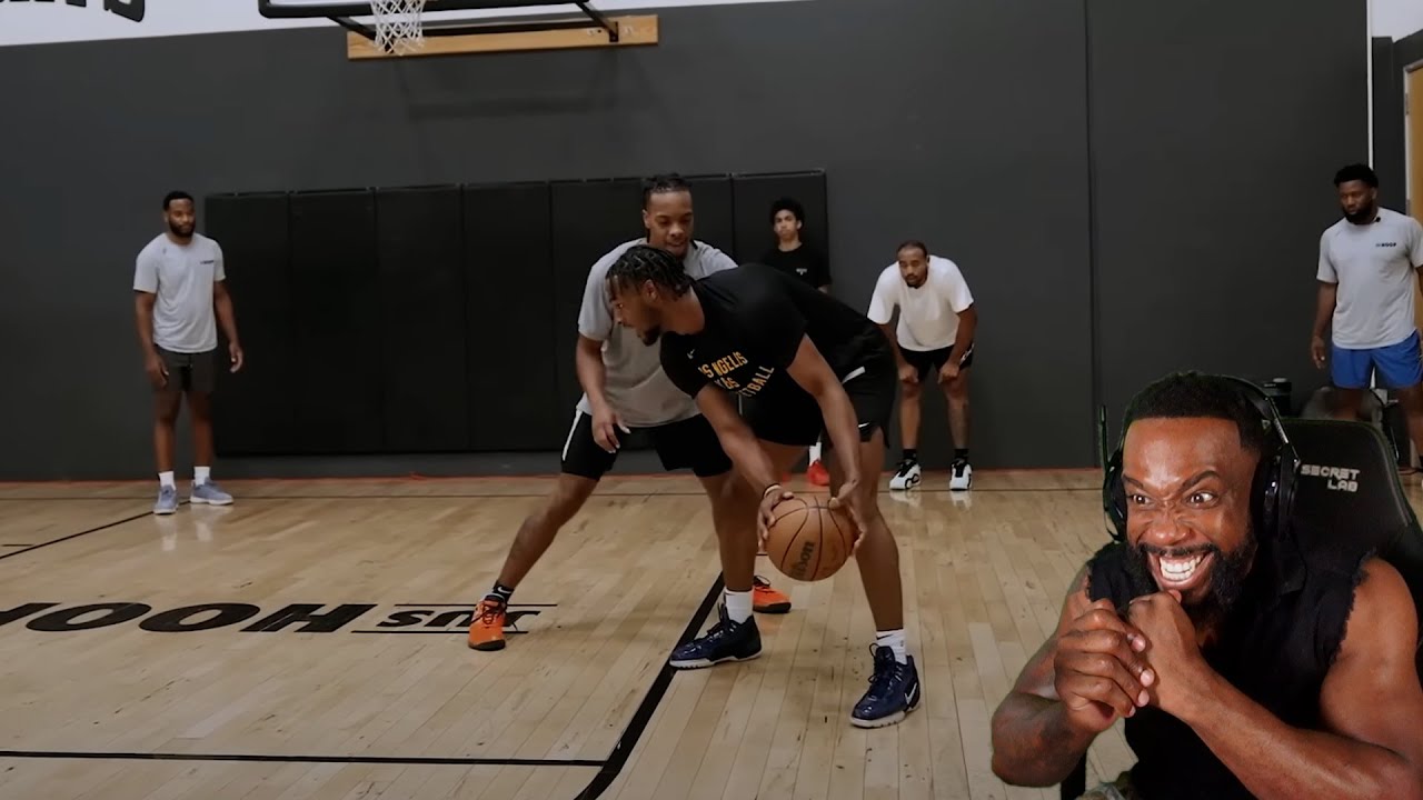 HIS BAG LOOKING ELITE! Bronny James 1v1 Darius Garland & Talen Tucker!