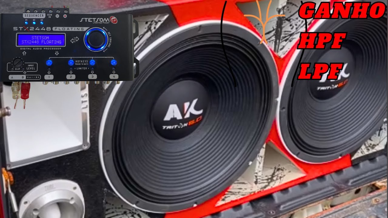 💡Subwoofer Triton Ak 6.0 15 Polegadas 3000w Rms 4 Ohms COMO REGULAR
