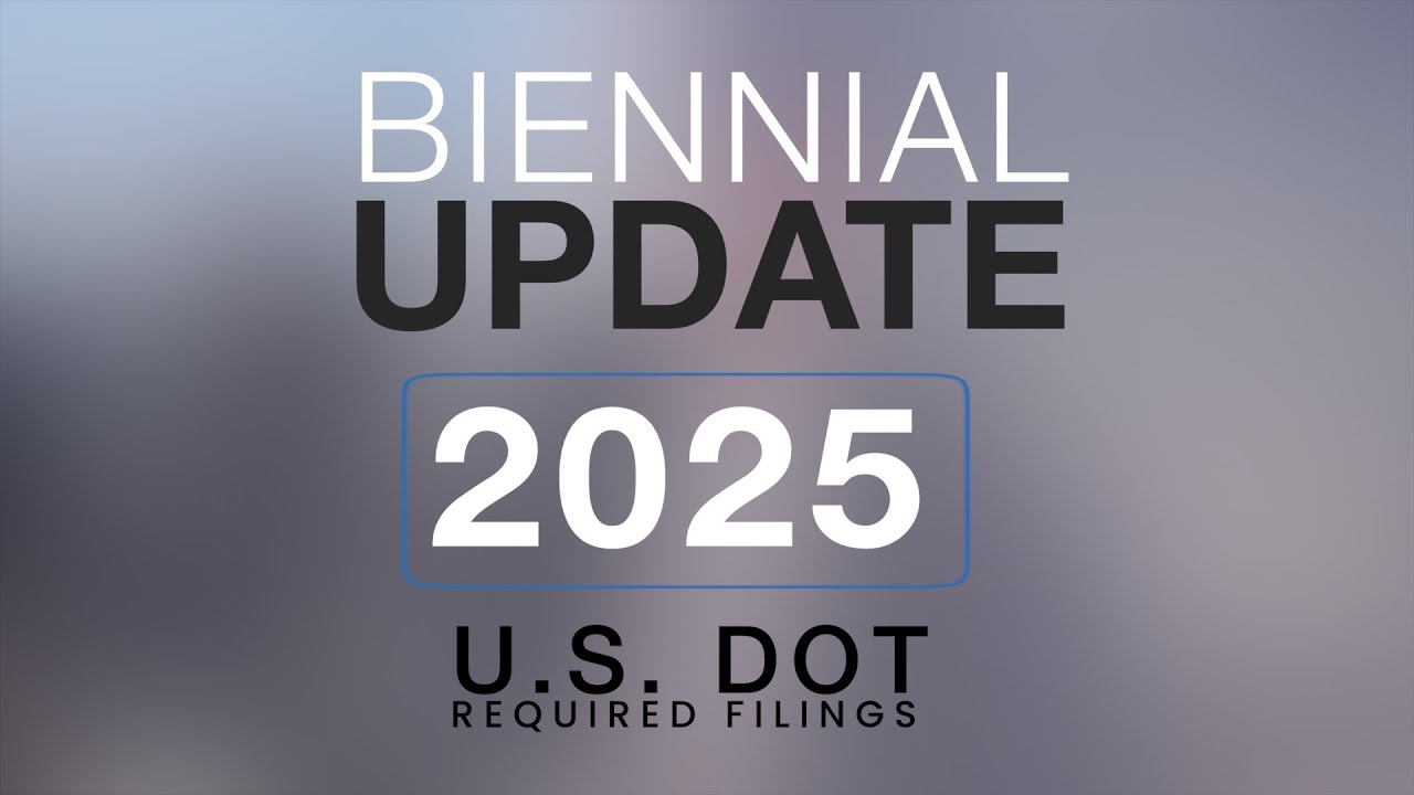 U.S. DOT BIENNIAL UPDATE