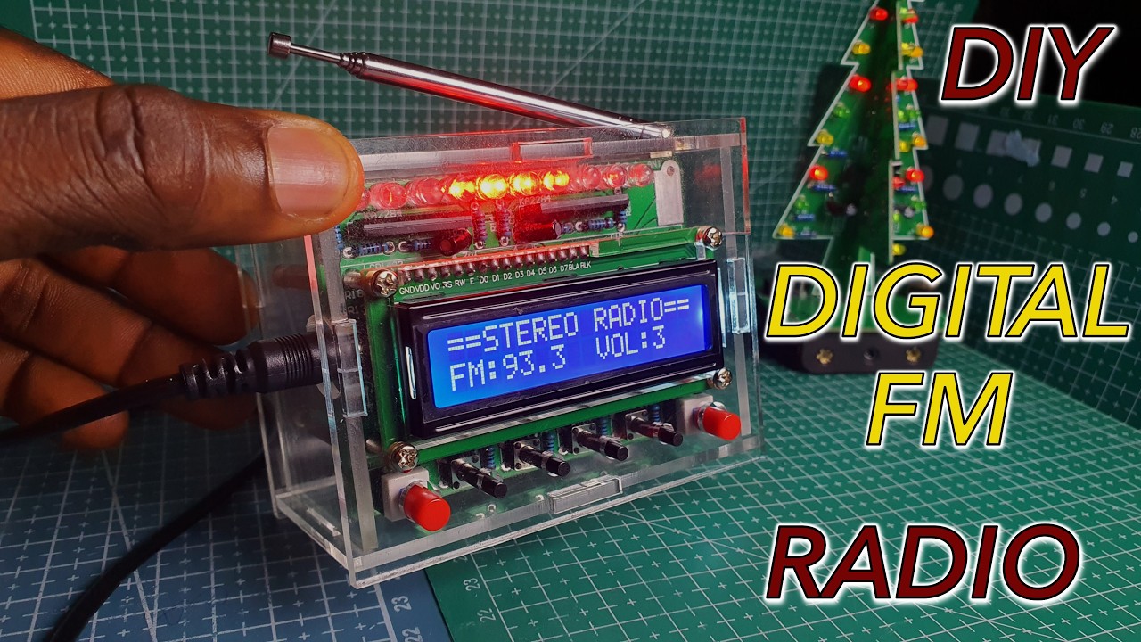 DIY DIGITAL RDA5807 FM RADIO RECIEVER(amazing kit)