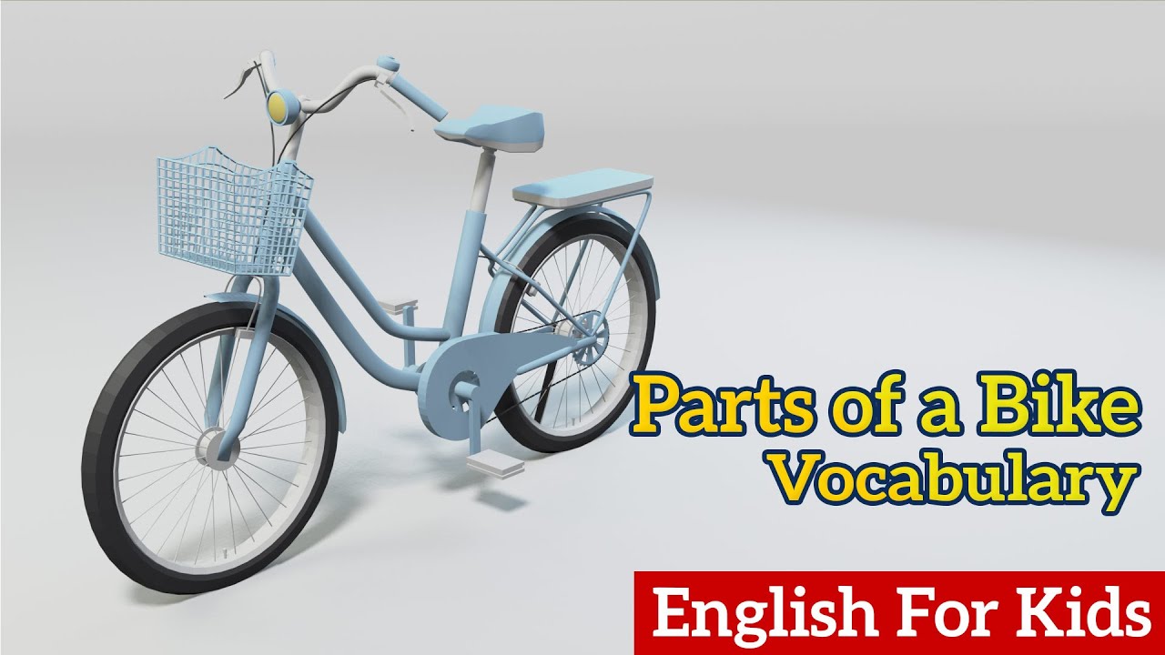 Parts of a Bike Vocabulary | English for kids