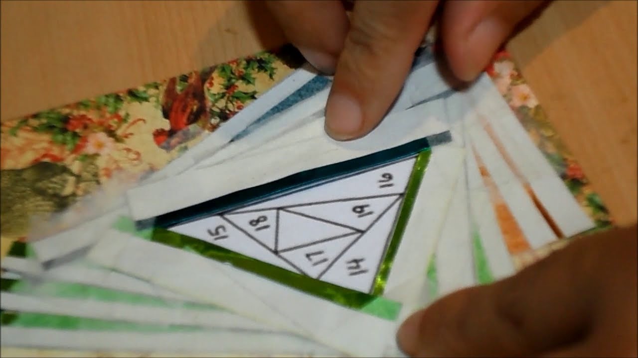 Hermosa técnica y muy fácil " Iris Folding"  Diy