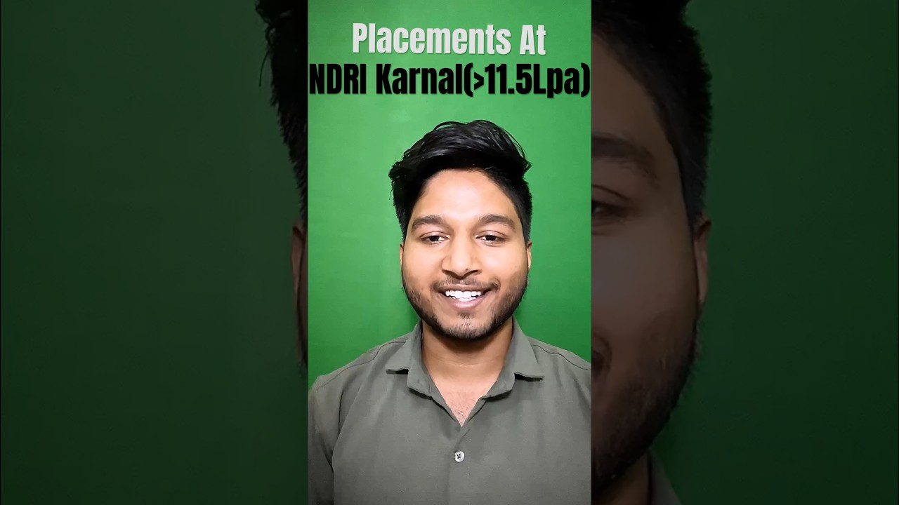 100% Placements Reality of NDRI Karnal| Truth Revealed🔥|IIT of Dairy Technology🥳 #icar2024 #icar