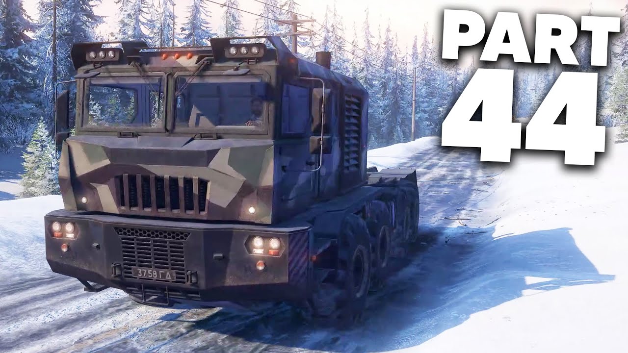 SNOWRUNNER Gameplay Walkthrough Part 44 - UNLOCKING THE BEST TRUCK