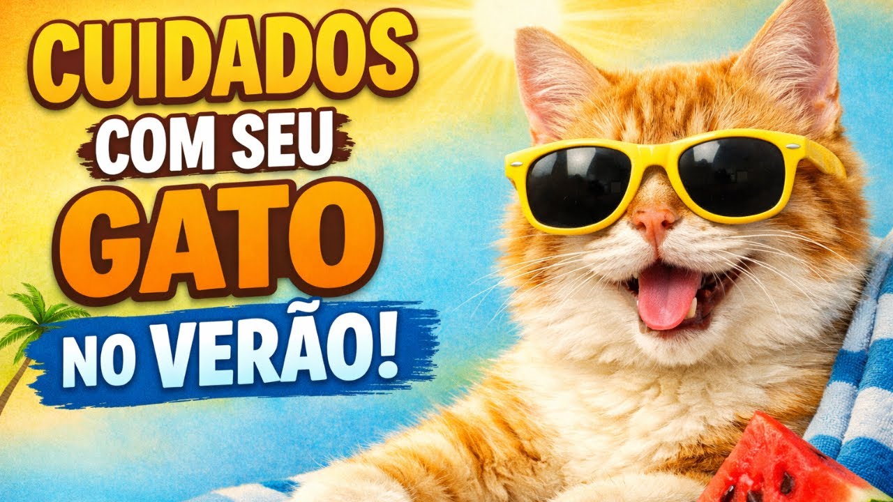 Cuidados com o Gato no Verão: Dicas Essenciais para Proteger Seu Felino do Calor