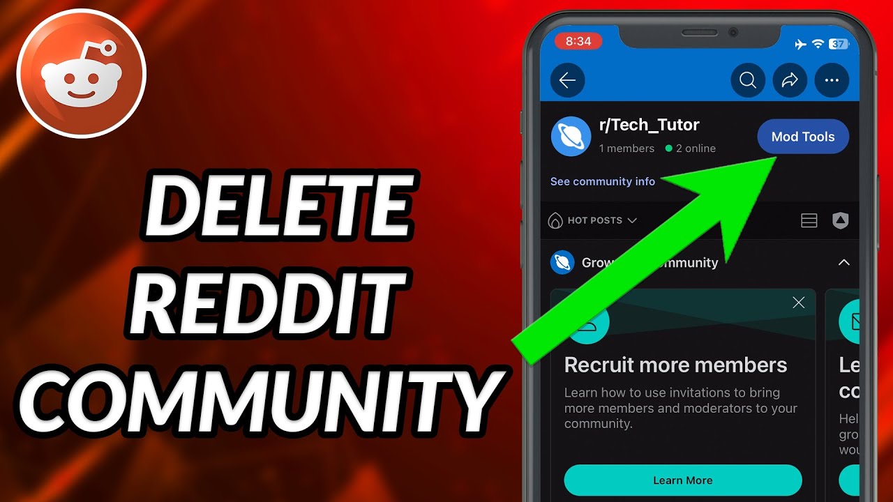 How To Delete Reddit Community