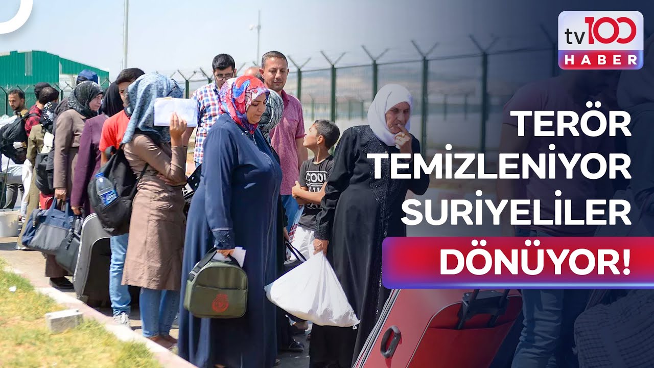 Göç İdaresi Başkanlığı Suriye'ye Dönenlerin Sayısını Açıkladı! | tv100 Haber