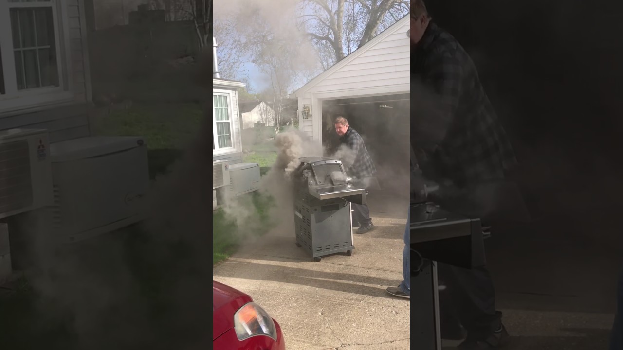 Seasoning the new grill