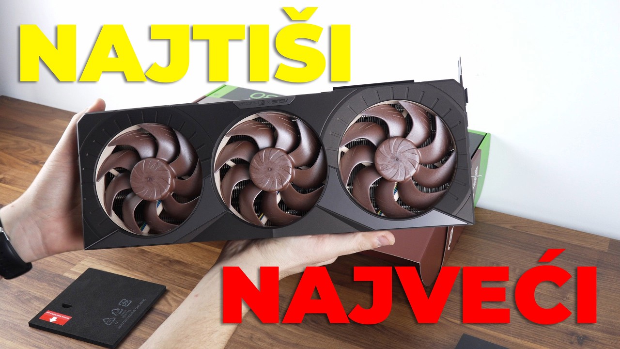 Это самая тихая и самая большая видеокарта GeForce RTX 5080 в мире — распаковка ASUS GeForce RTX ...