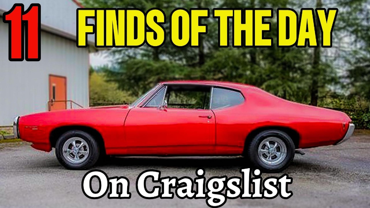 11 классических автомобилей, найденных сегодня на Craigslist.
