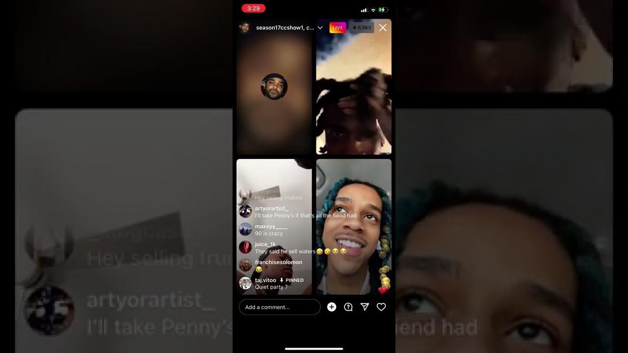 Cc show live with 26ar and cblu and Omb jaydee and ￼ Famo￼￼ and sha ek 😱😱