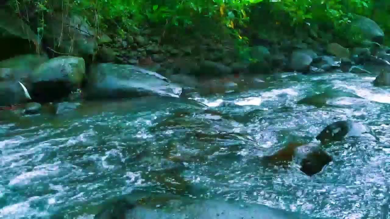 Water Sounds - River Sounds for relaxation, stress relief, Sleeping