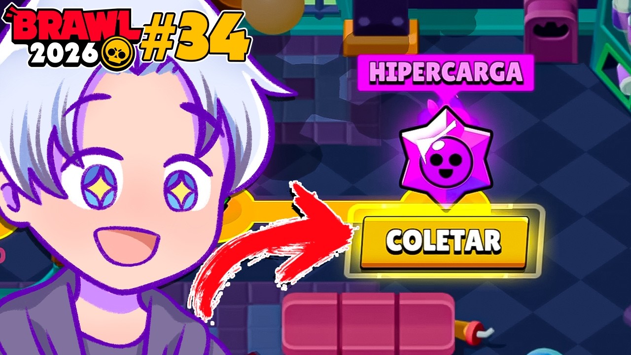 1 HIPERCARGA e 10 MIL TROFÉUS na conta #BRAWL26 !!! De volta ao PUSH Ep34