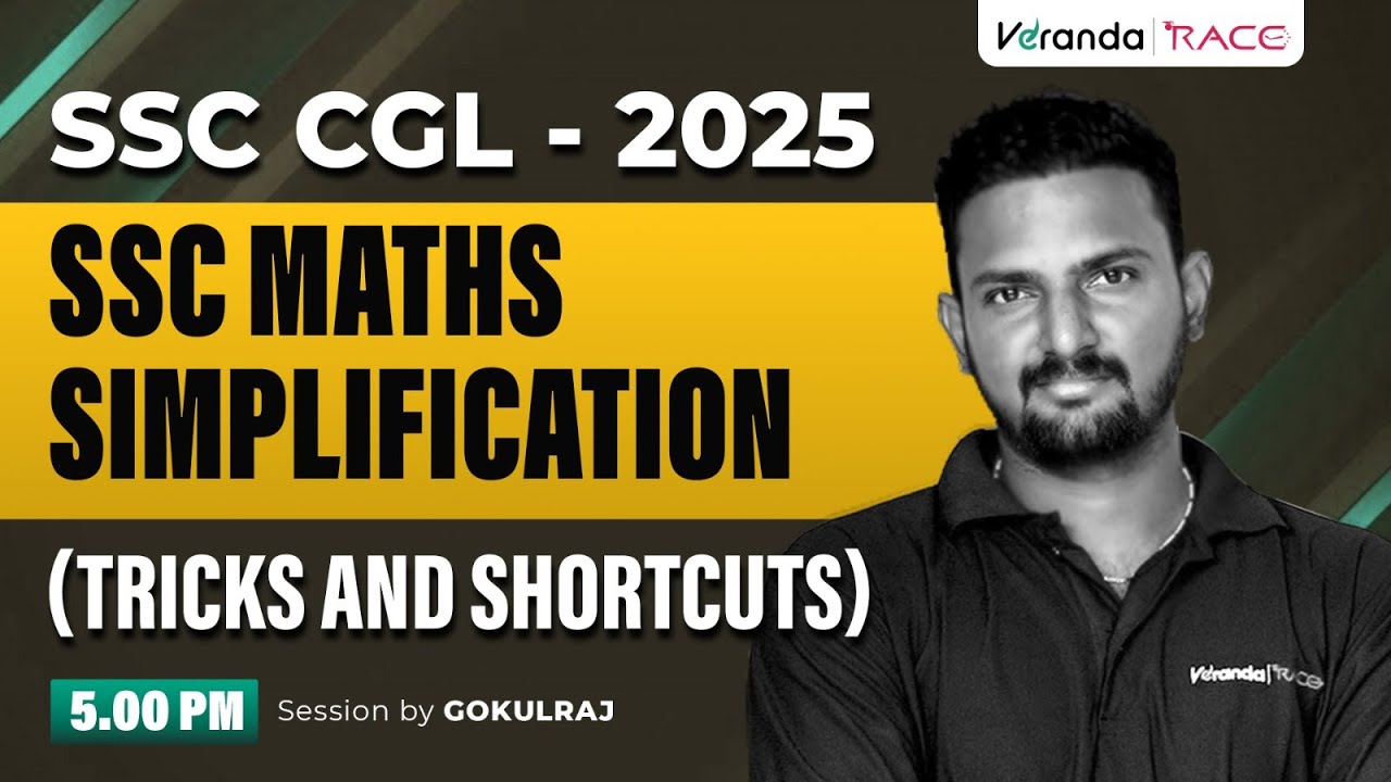 TARGET SSC & RRB |MATHS SIMPLIFICATION (TRICKS & SHORTCUTS) | GOKUL RAJ