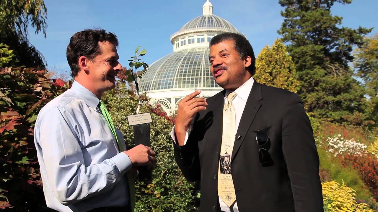Neil deGrasse Tyson Brings Newton to NYBG