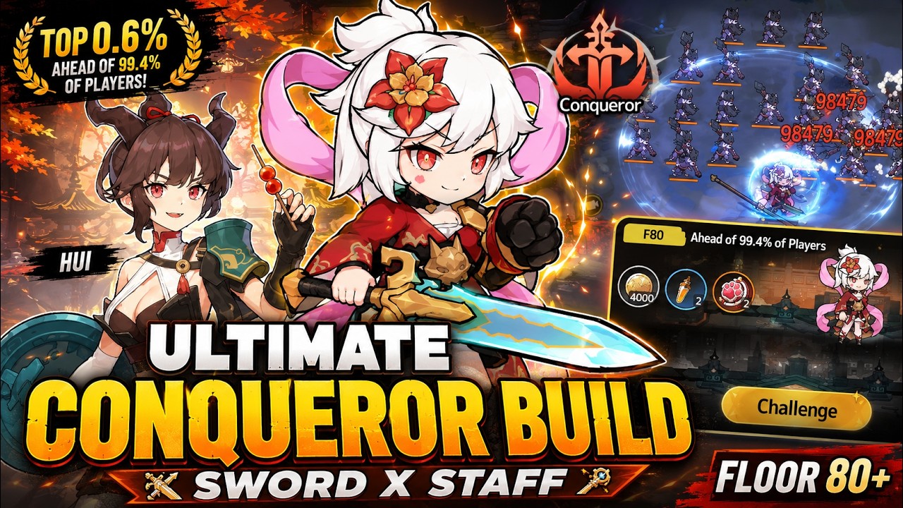 ULTIMATE CONQUEROR BUILD GUIDE | SWORD X STAFF