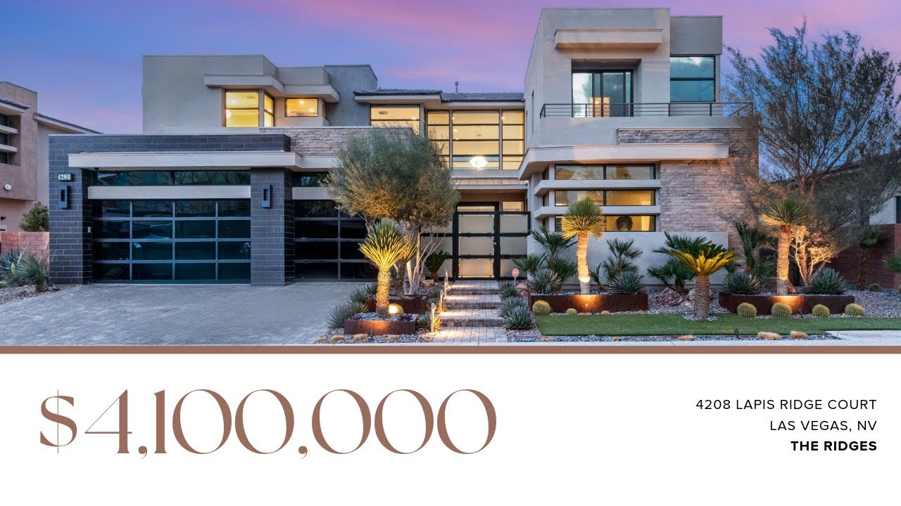 4208 Lapis Ridge Court | The Ridges, Summerlin | IS LUXURY