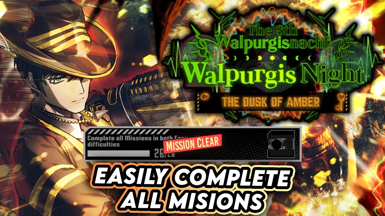 Guide To Complete All Walpurgis The Dusk Of Amber Missions| Limbus Company