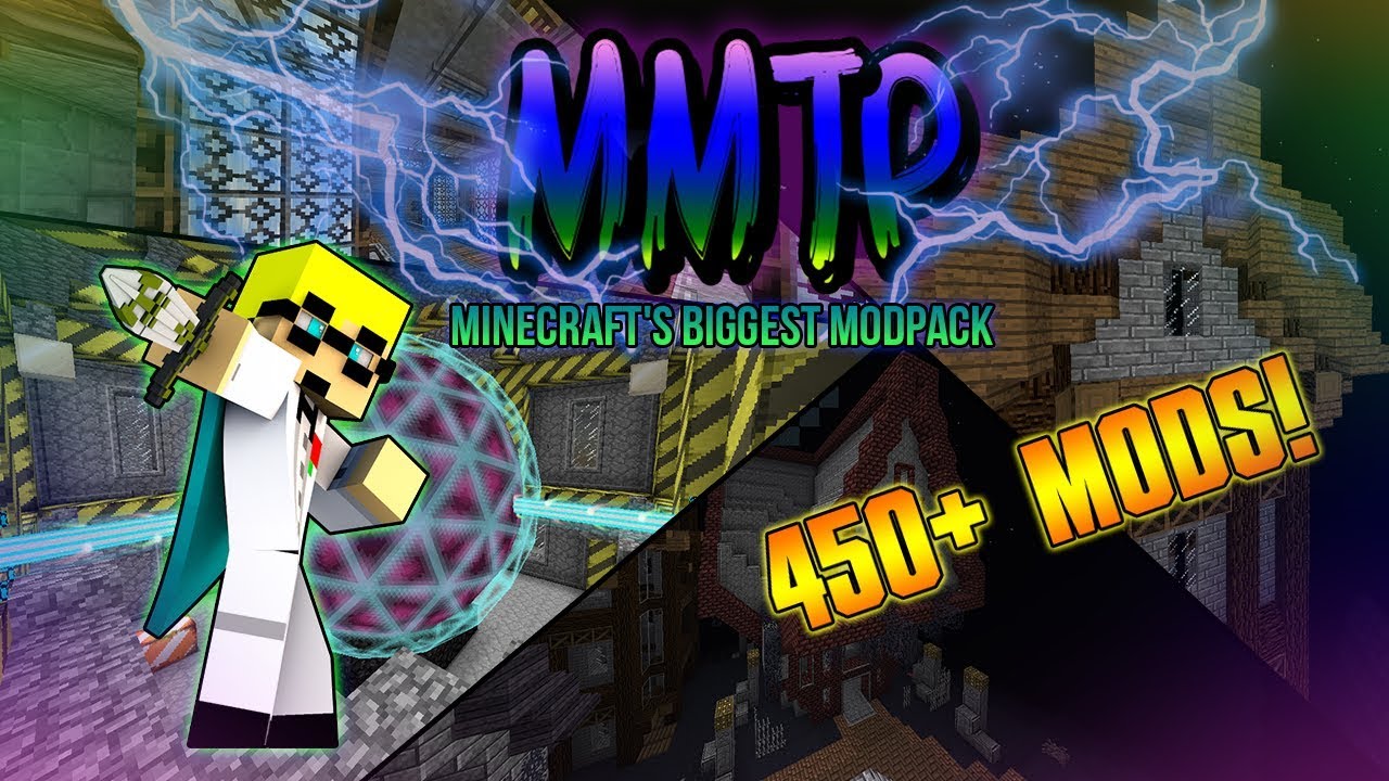 450+ Mods! Minecraft Biggest Modpack MMTP: Episode 12 - 256 BILLION RF