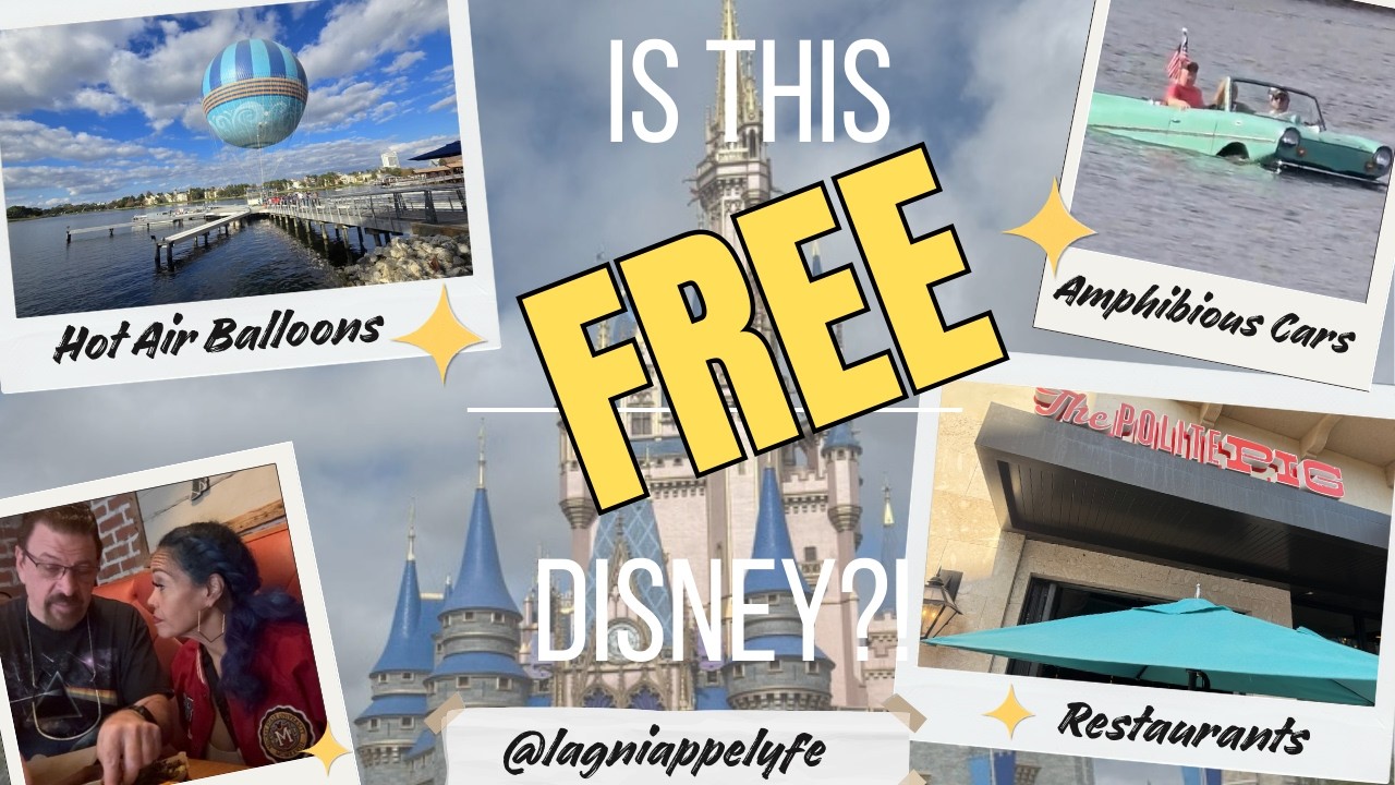 Is Disney Springs REALLY Free? | Orlando Arrival + Polite Pig Food Ranking