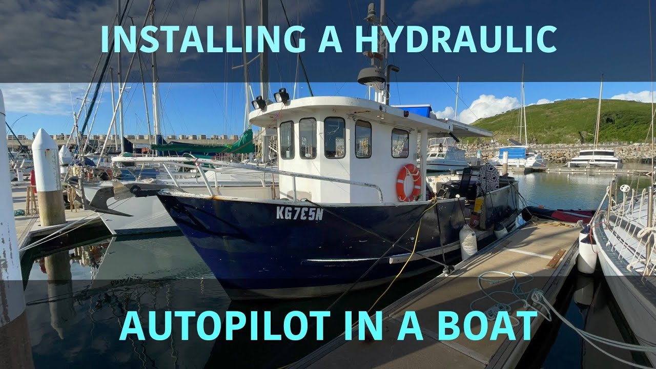 Installing a hydraulic autopilot on a boat