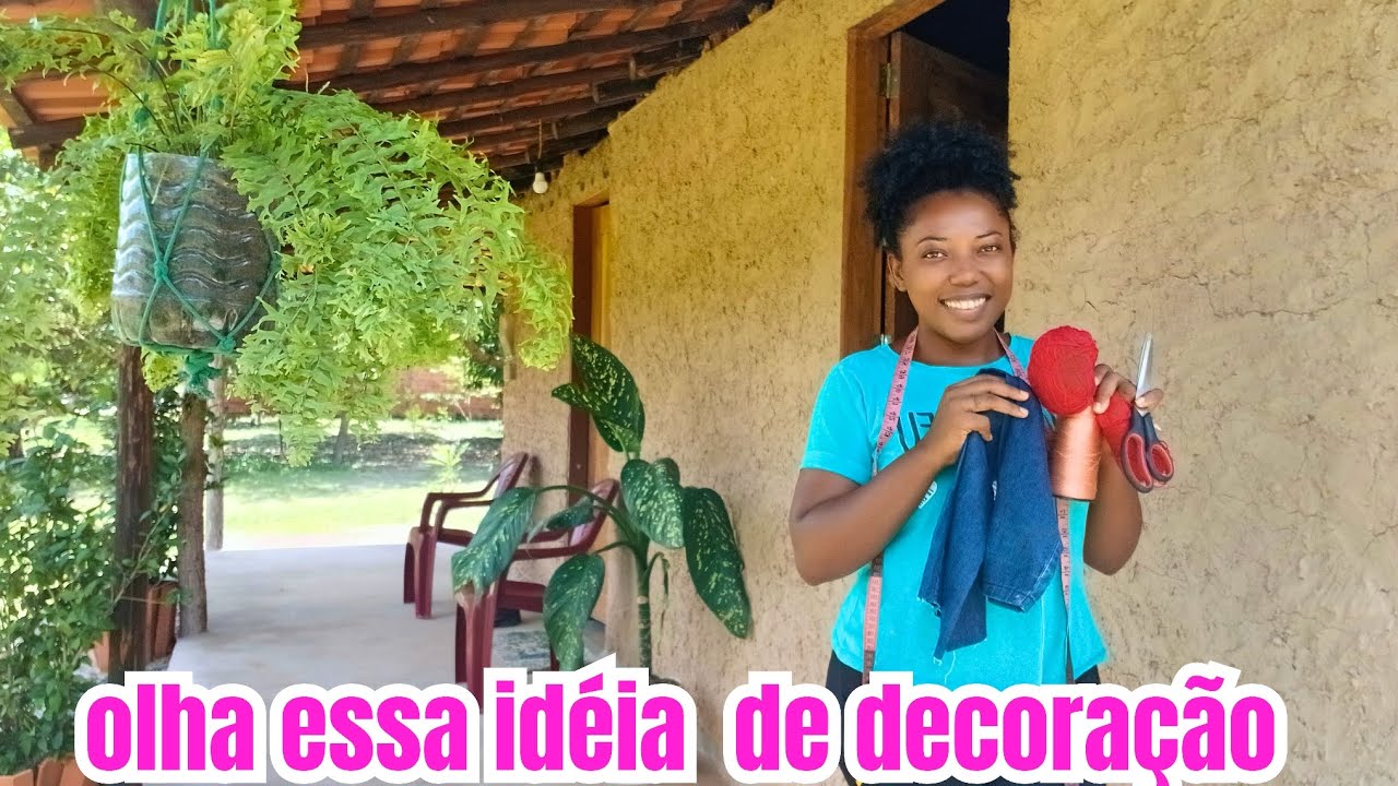 Olha essa idéia de decoração que fiz para a entrada da casinha 