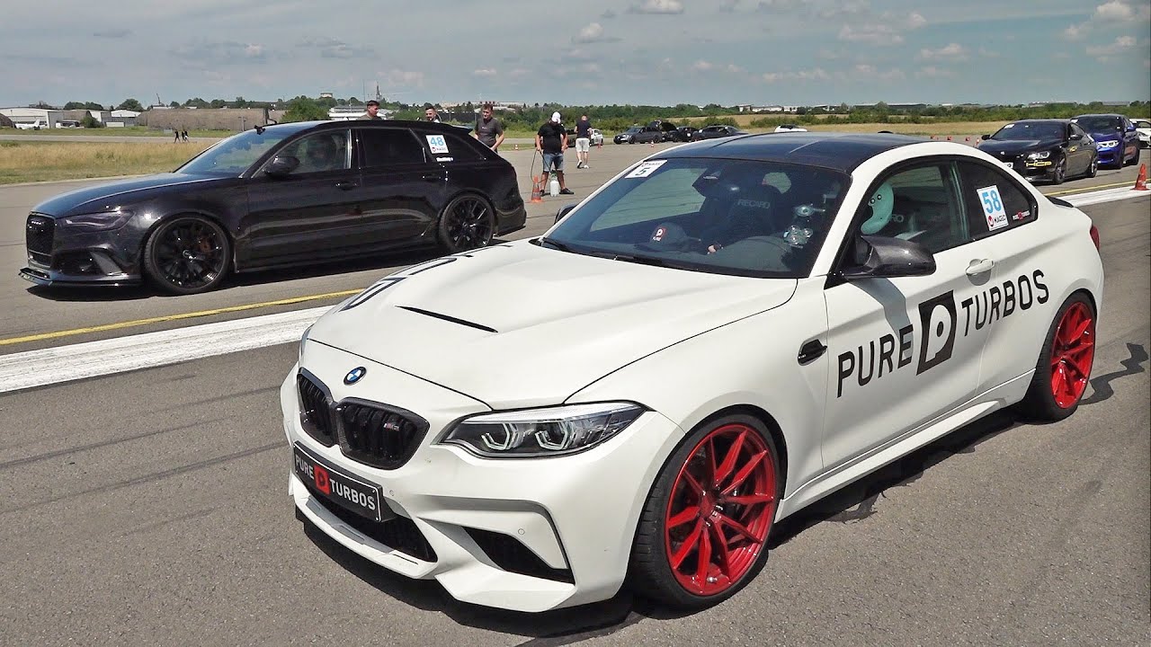BMW M2 Competition Pure Turbos with 900HP! 0-305 KM/H ! Top Speed Run!