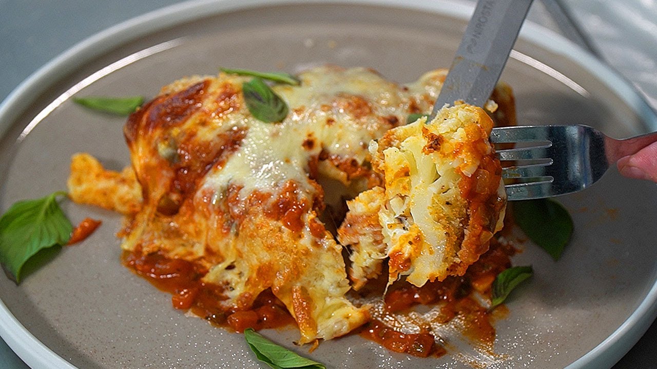 QUICK CAULIFLOWER PARMIGIANA STEAK